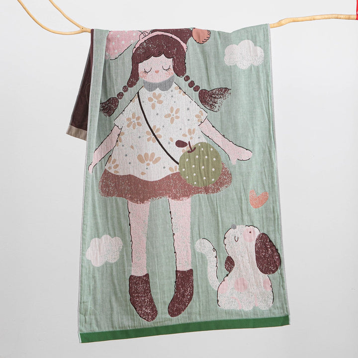 Women's cuddly cloth with processed bear motif Kalsten