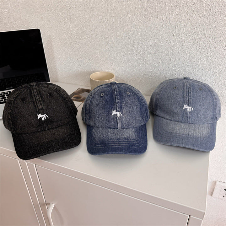 Men's Casual Graphic Denim Baseball Cap Kalsten