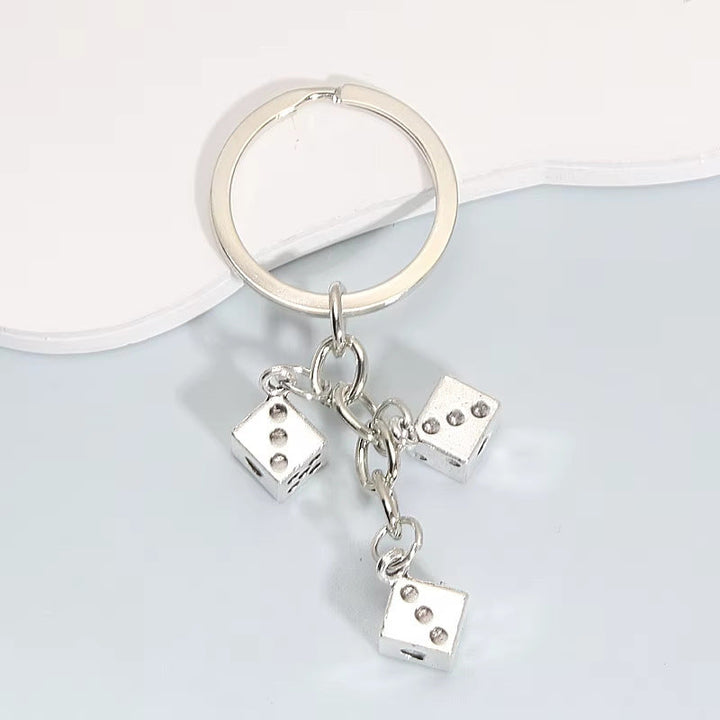 Dice-Inspired Charm Keychain Kalsten