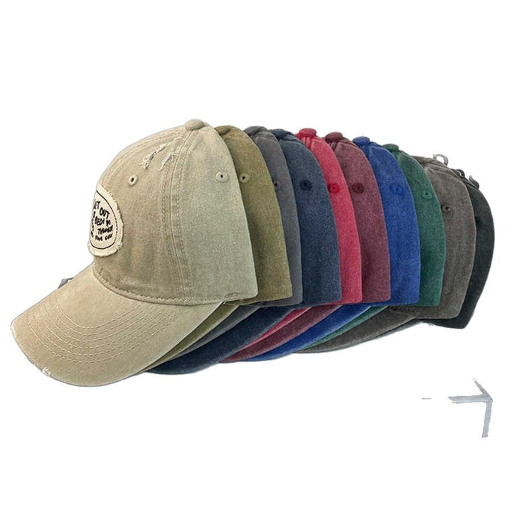 Women's Casual Distressed Cotton Baseball Cap Kalsten