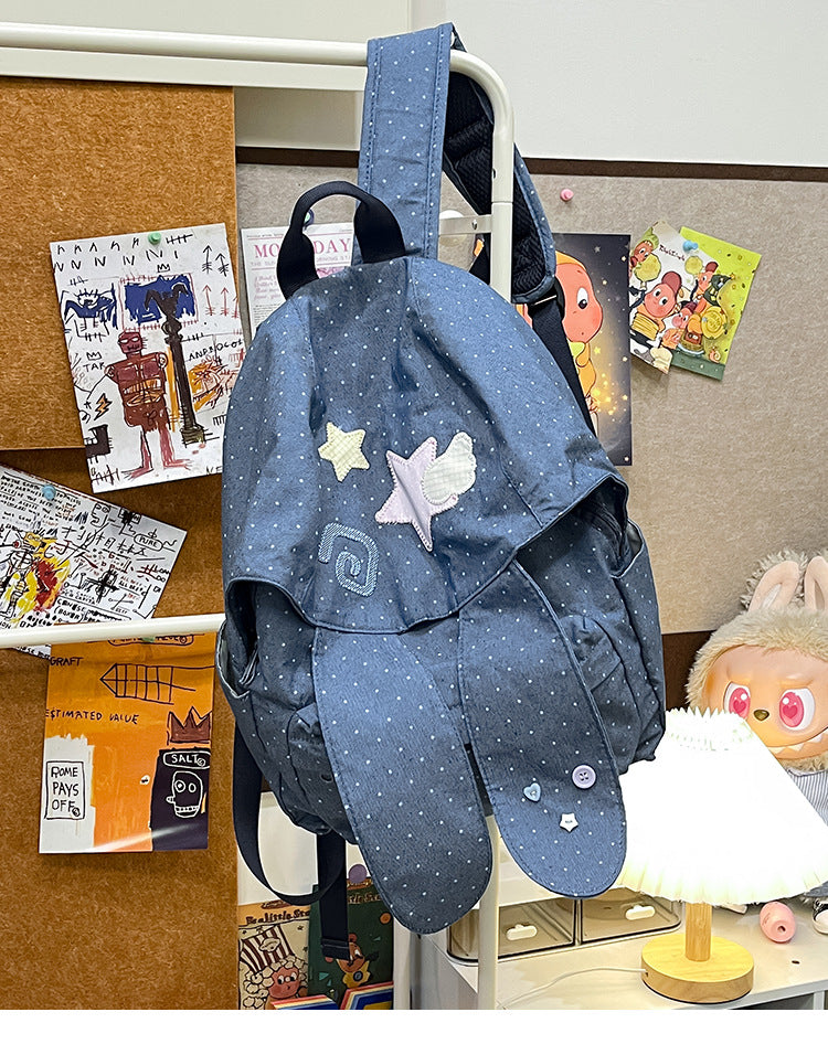 Children's Playful Plush Animal-Inspired School Backpack