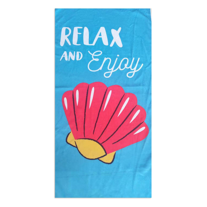 Beach towel with stylish palm motif Kalsten