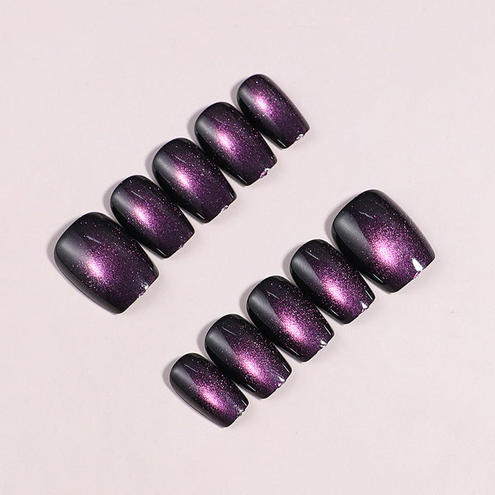 Glossy Square Press-On Nails Kalsten