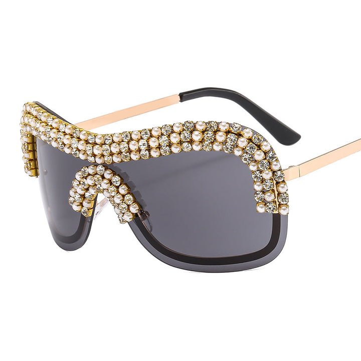 Ladies Glamorous Sunglasses with Sparkling Rhinestone Frame Kalsten