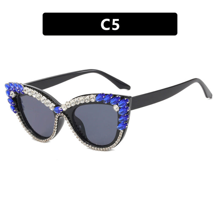 Women's extravagant Cat-Eye sunglasses with sparkling rhinestone embellishment Kalsten