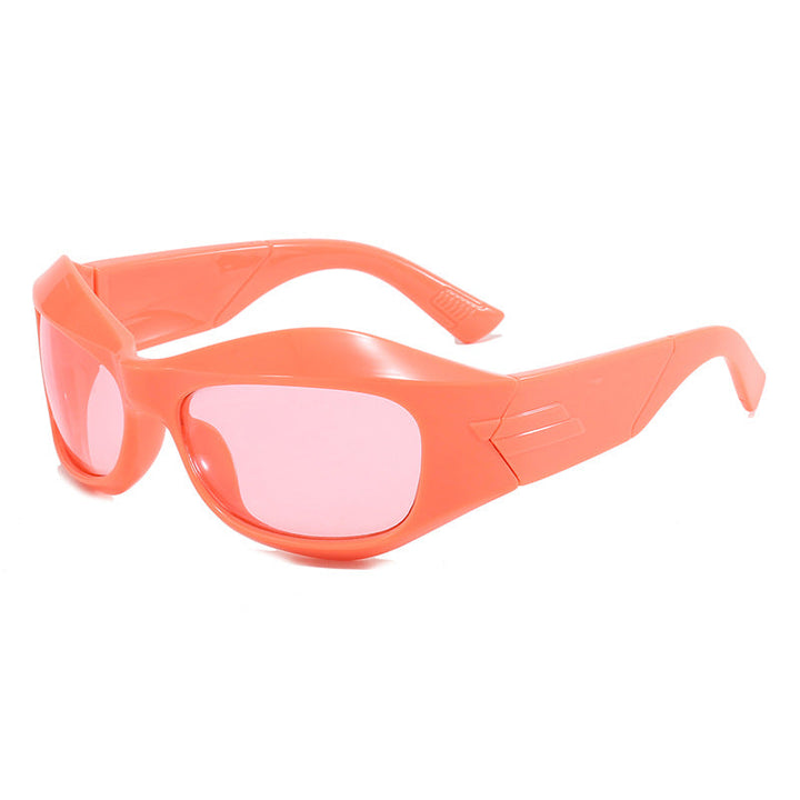 Women Retro Sunglasses in trendy Shield design Kalsten