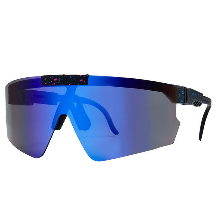 Unisex Futuristic Oversized Shield Sunglasses Kalsten
