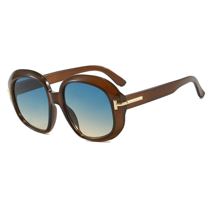 Women's oversized sunglasses with elegant frame structure and UV protection Kalsten