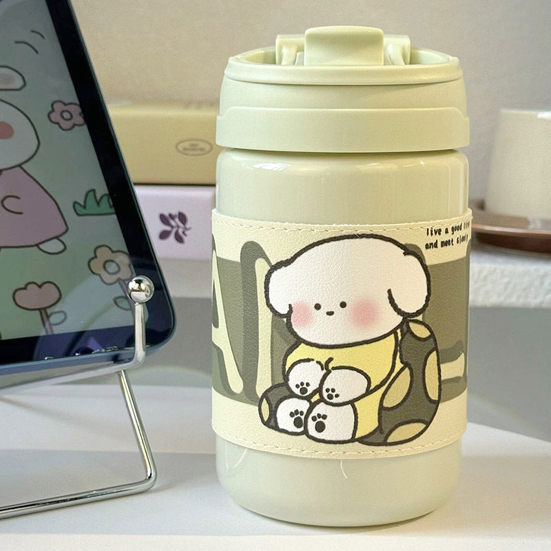 Women's Insulated Water Bottle with Cute Animal Design Kalsten