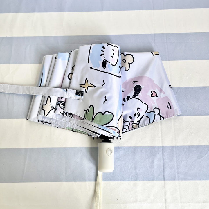 Ladies folding umbrella with playful Pochacco design Kalsten