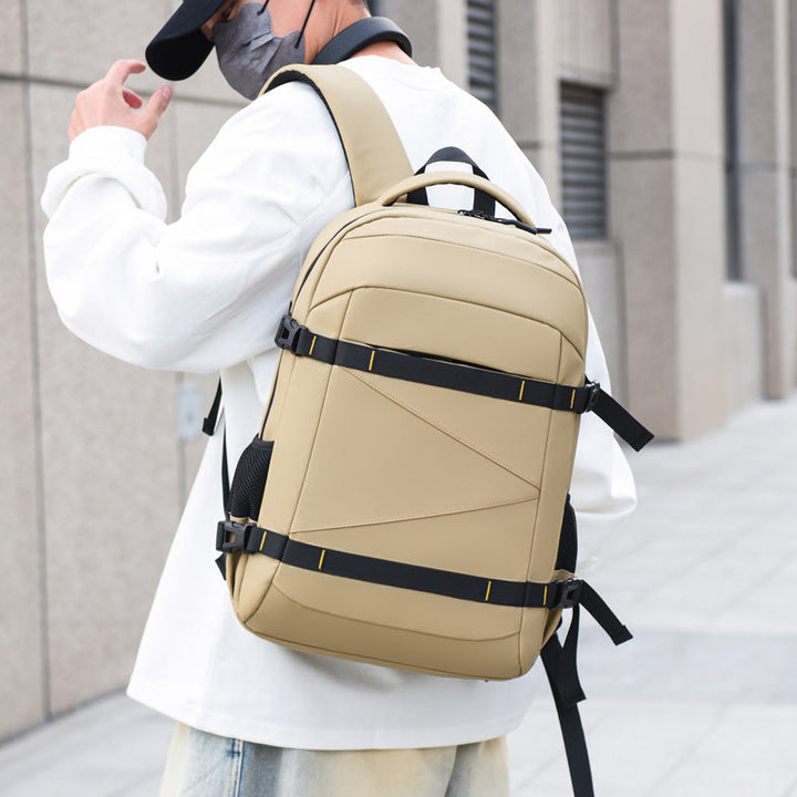 Modern backpack with multidimensional compartments and breathable back Kalsten