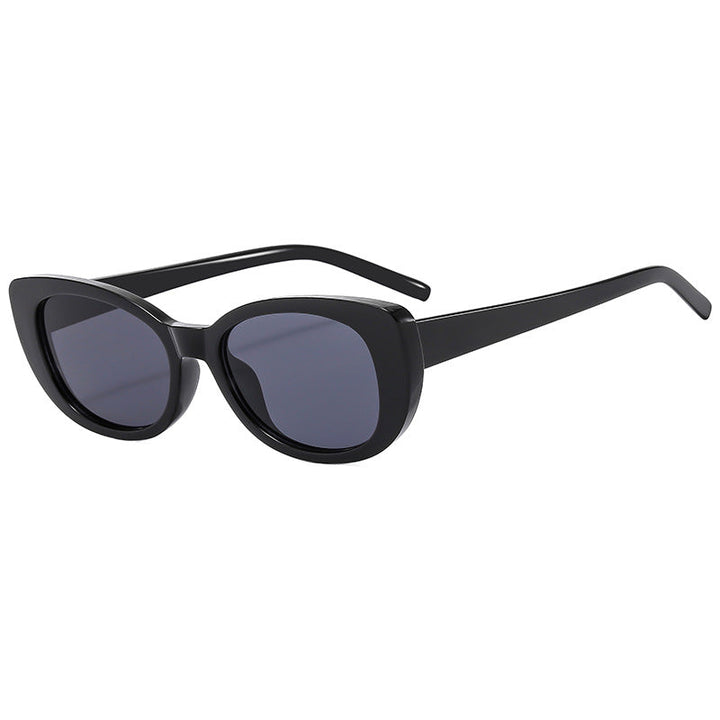 Women's Cat-Eye Sunglasses with High-Gloss Plastic Frame Kalsten
