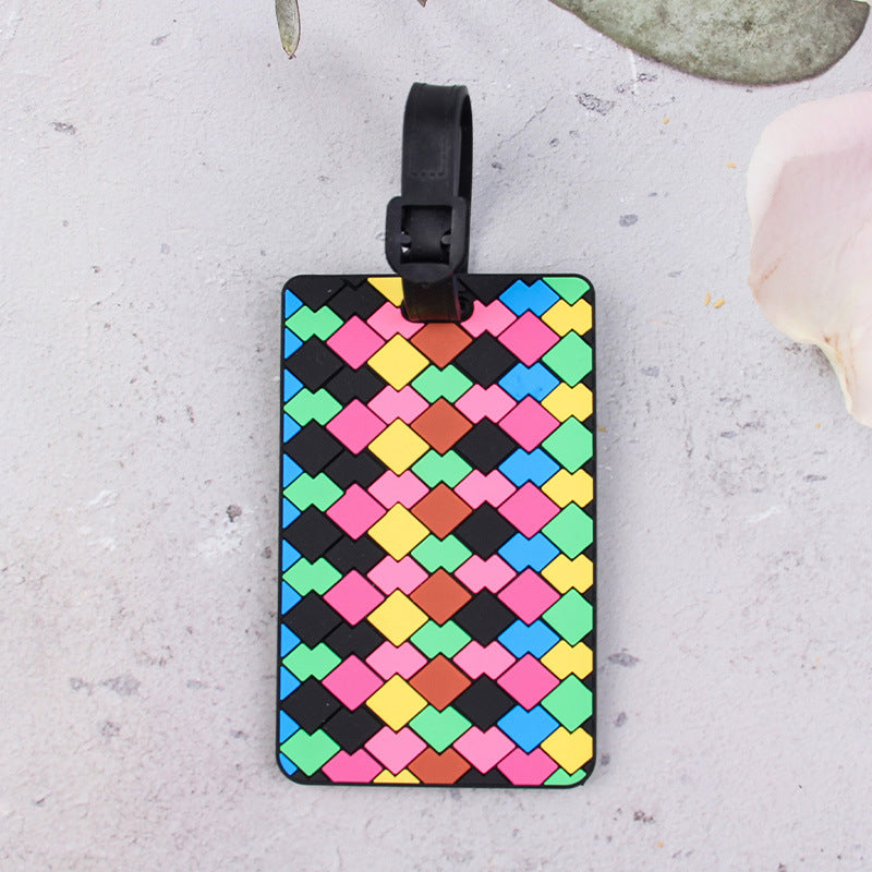 Geometric Pattern Luggage Tag Kalsten