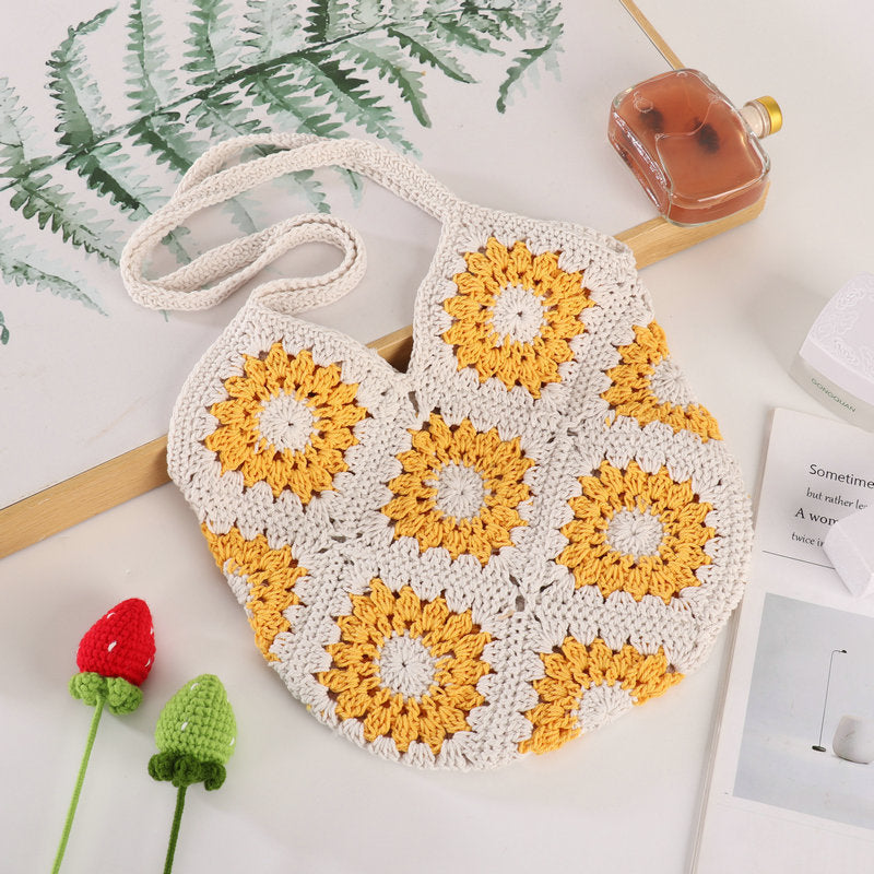 Handmade Crocheted Shoulder Bag Kalsten