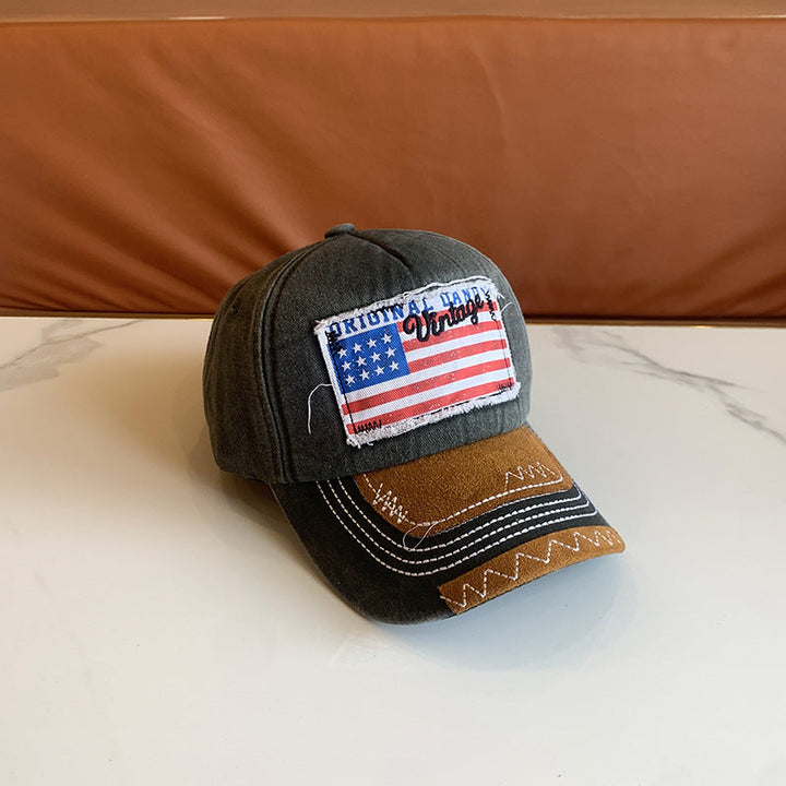 Women's Vintage-Inspired Distressed Baseball Cap Kalsten