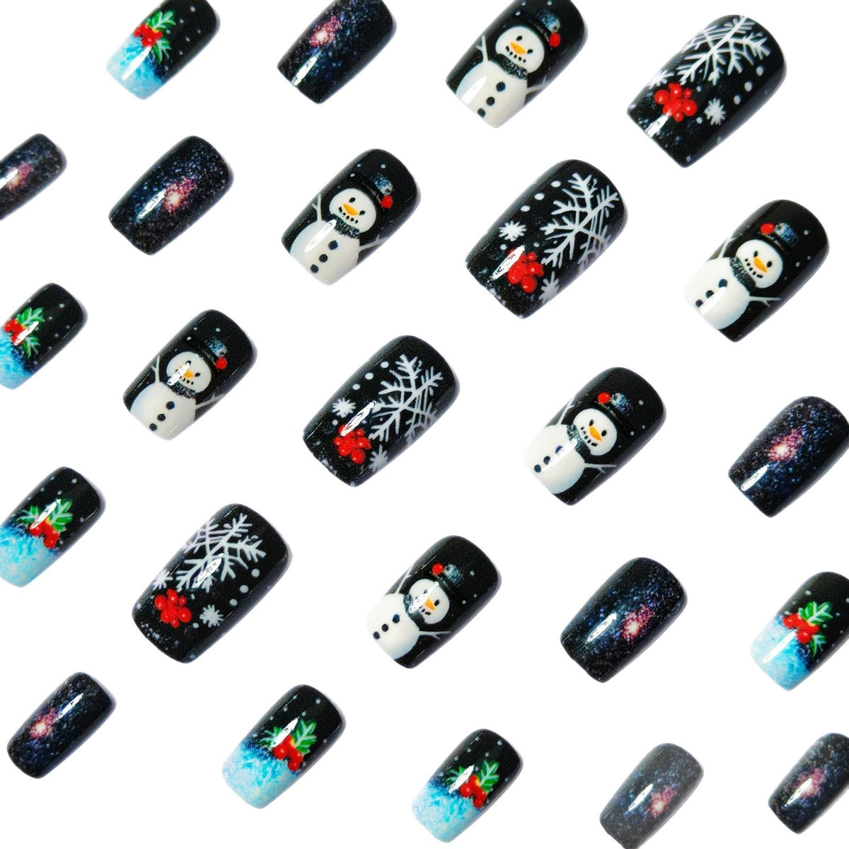 Festive Holiday Nail Art Set Acalora