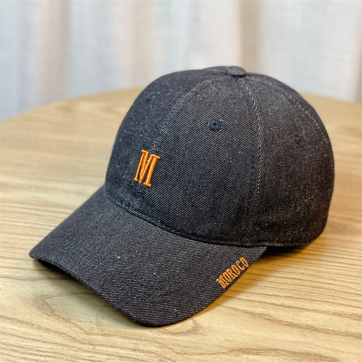 Men's Embroidered Denim Baseball Cap Kalsten