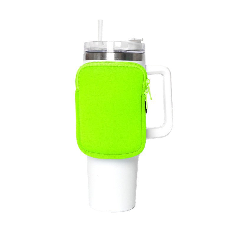 Unisex cup holder with practical pocket Kalsten