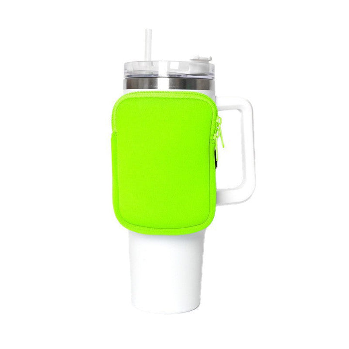 Unisex cup holder with practical pocket Kalsten
