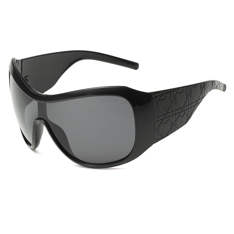 Men's Sporty Wraparound Sunglasses Kalsten