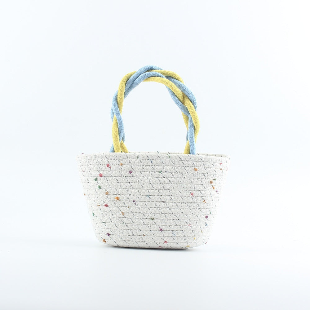 Fashionable straw bag with colorful accents Kalsten