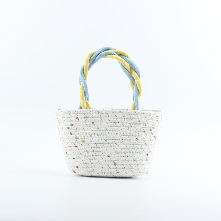 Fashionable straw bag with colorful accents Kalsten