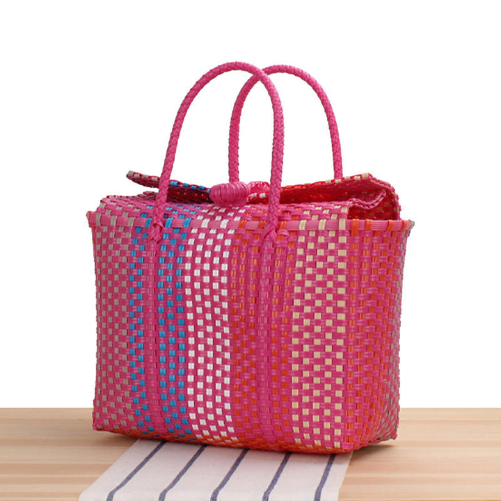 Beach handbag in modern braided design Kalsten