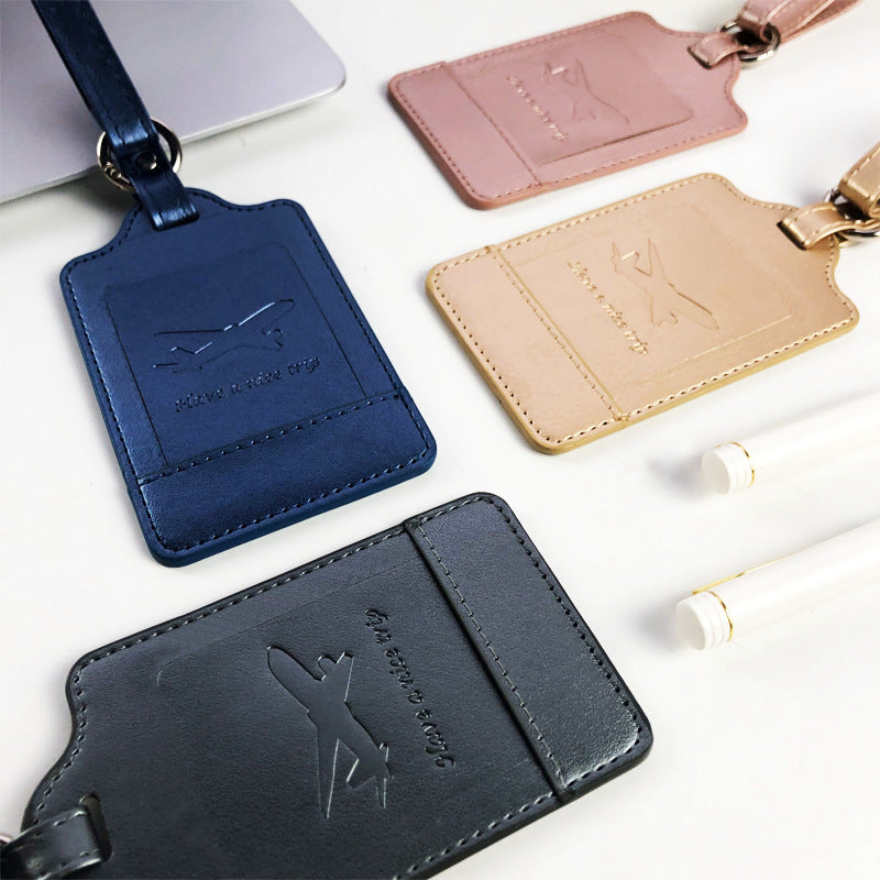 Premium PU Leather Travel Luggage Tag Kalsten