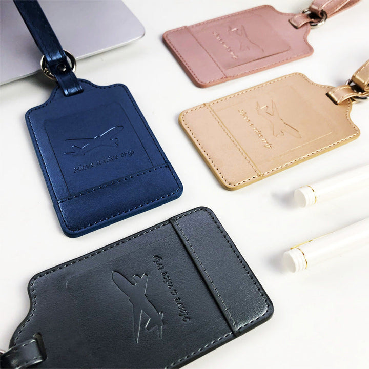 Premium PU Leather Travel Luggage Tag Kalsten