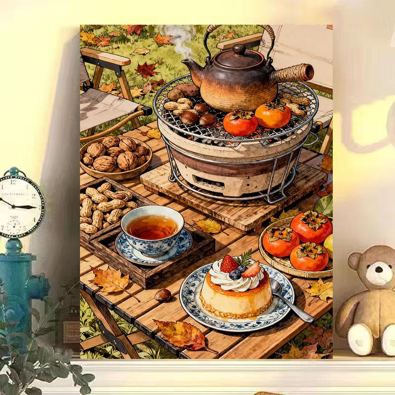 Autumn Harvest Kitchen Art Print Kalsten