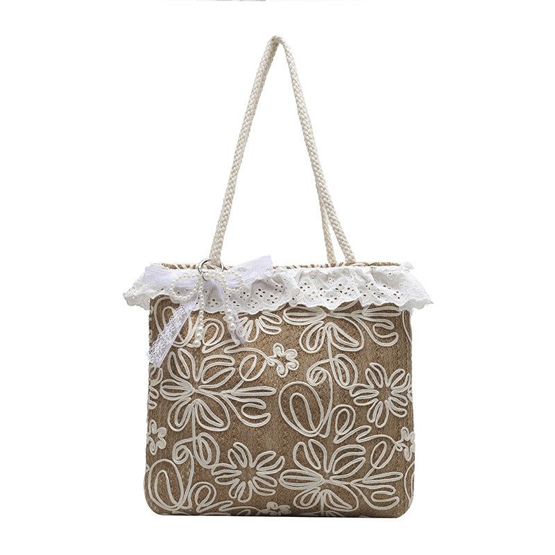 Elegant and Lightweight Handbag with Lace Edge Kalsten