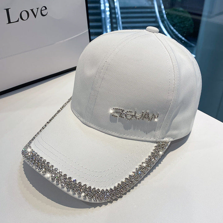 Women's Sparkling Rhinestone-Trimmed Baseball Cap Kalsten