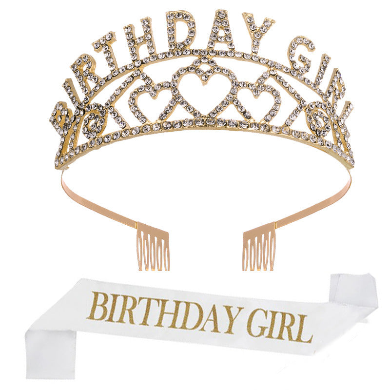 Ladies Glittering Birthday Crown Kalsten