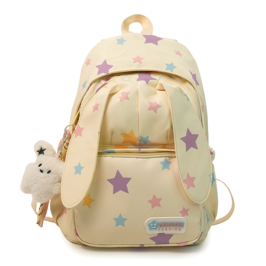 Cute Animal Ears Star Print School Backpack Kalsten