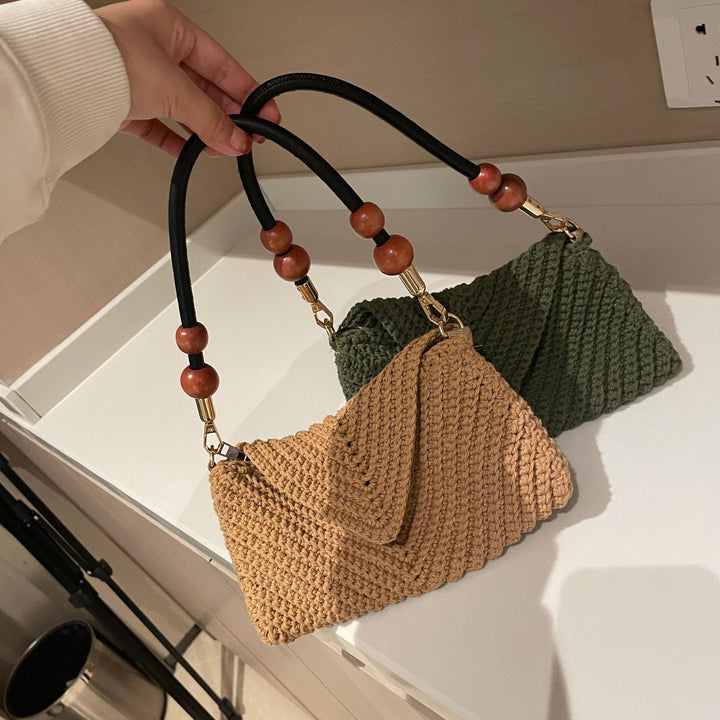 Elegant Woven Shoulder Bag Kalsten