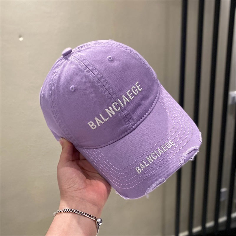 Men's Distressed Adjustable Baseball Cap Kalsten