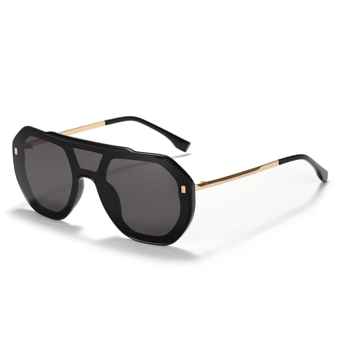 Women oversized geometric sunglasses with elegant frame Kalsten