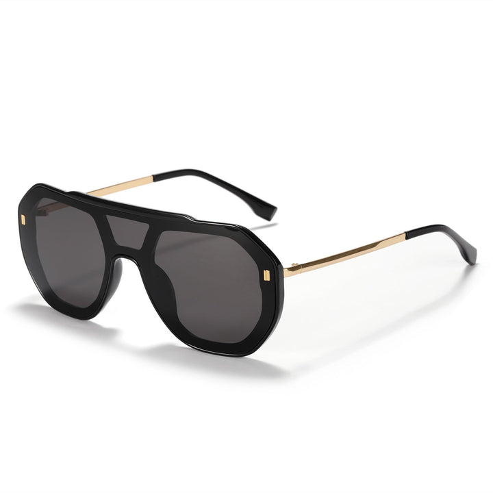 Women oversized geometric sunglasses with elegant frame Kalsten