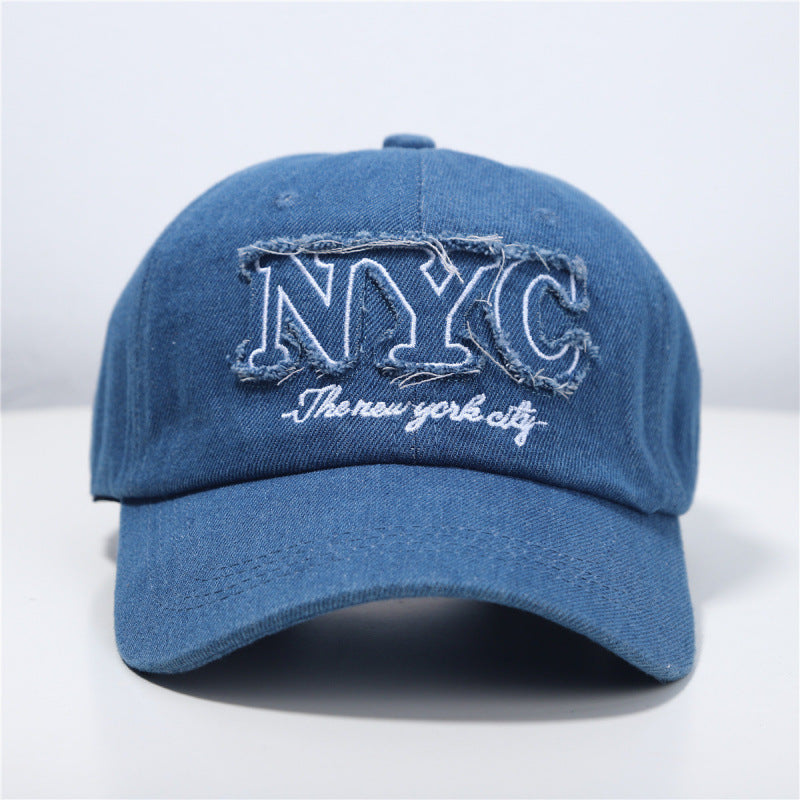 Women's Distressed Denim Baseball Cap Kalsten 1784084140