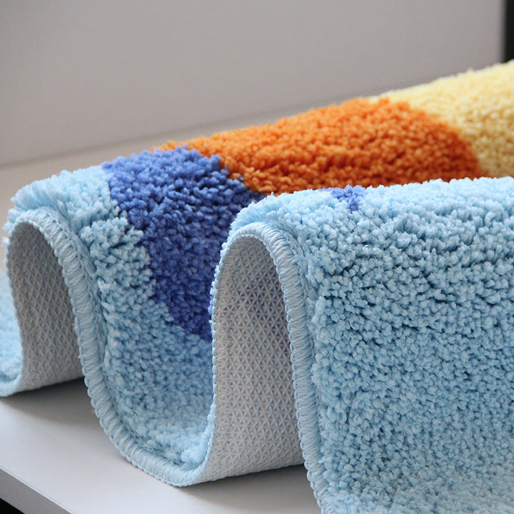 Mermaid-Themed Plush Bath Rug Kalsten