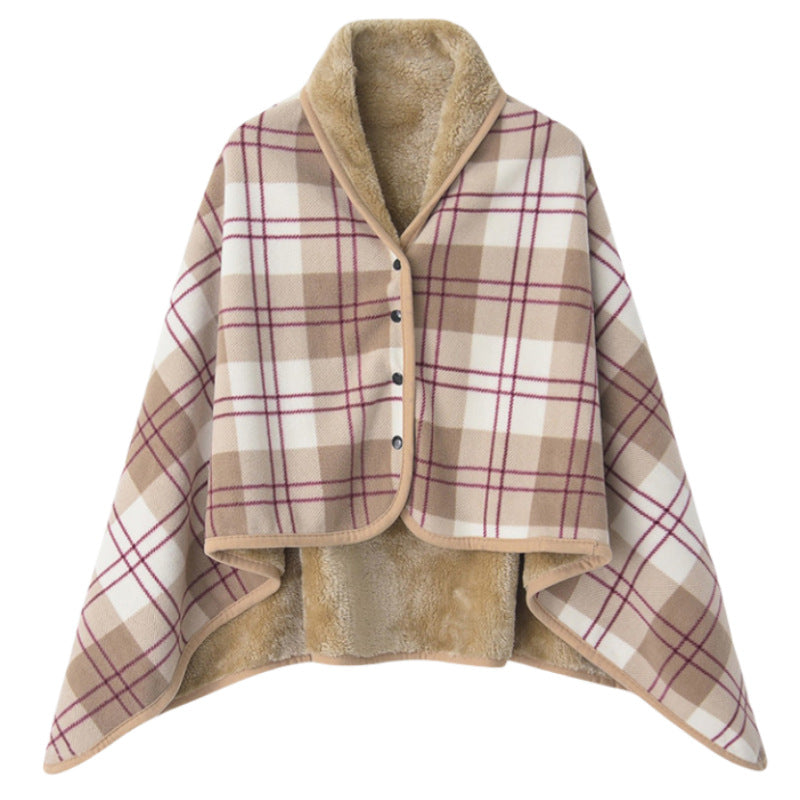 Ladies elegant warmkeeping poncho blanket Kalsten