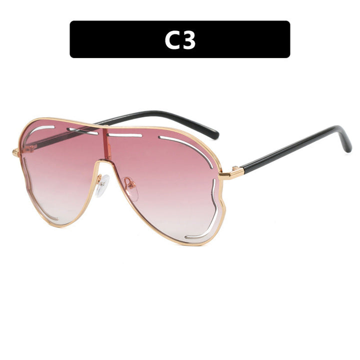 Ladies luxurious pilot sunglasses with modern frame Kalsten