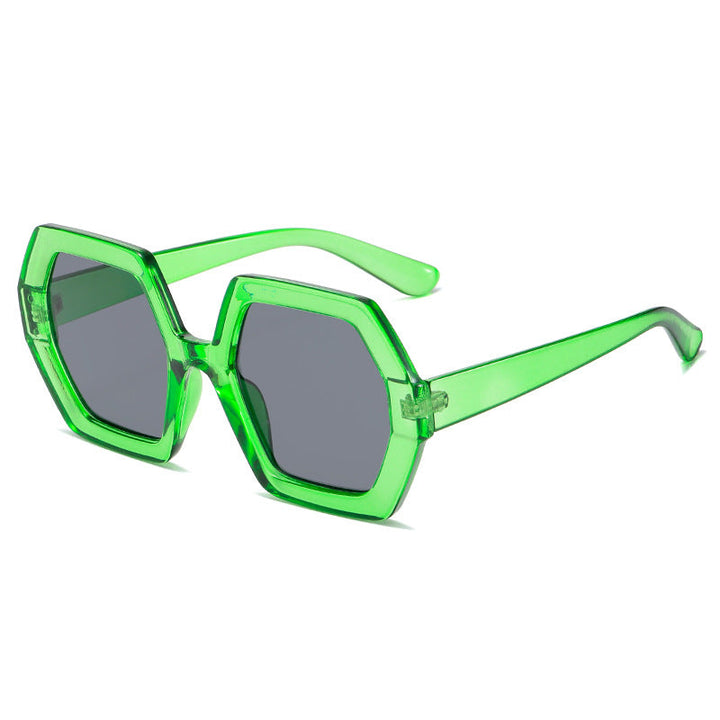 Ladies hexagonal sunglasses with comfortable frame Kalsten