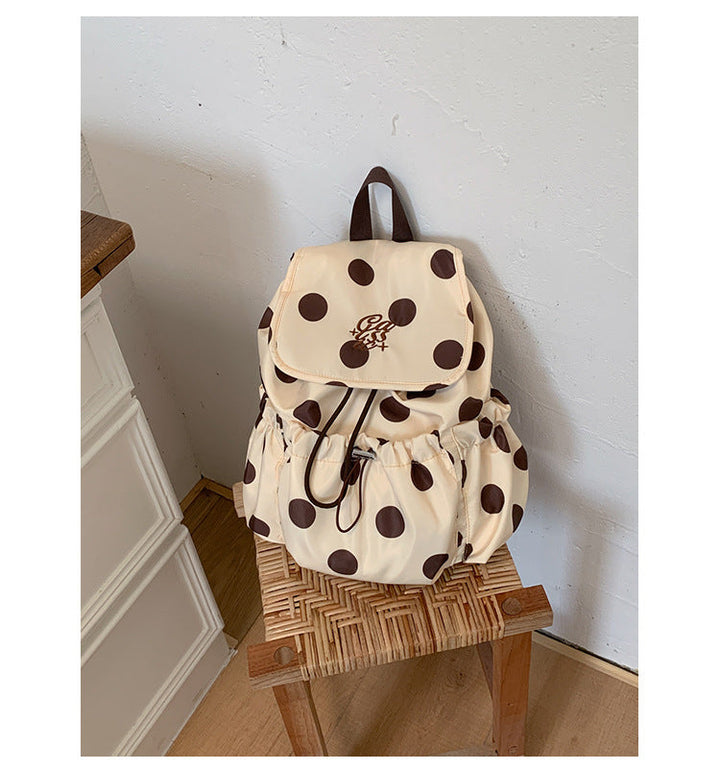Fun Polka Dot Mini School Backpack