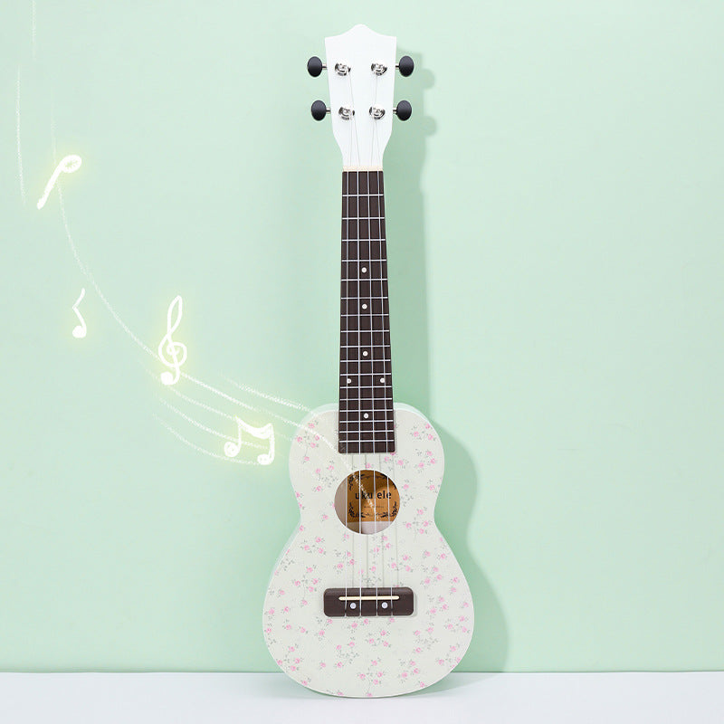 Floral Patterned Ukulele Kalsten