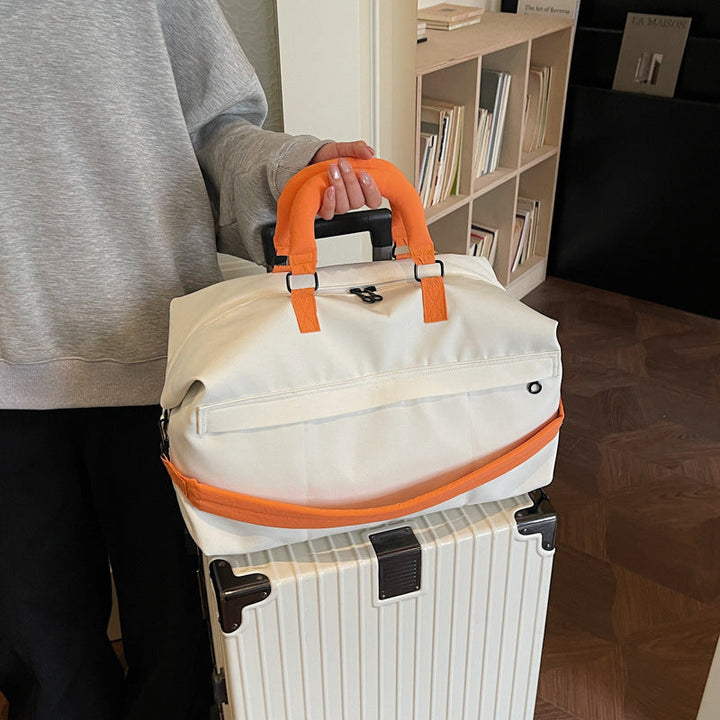 Sporty Travel Bag Made of Durable Material with Ergonomic Handles Kalsten