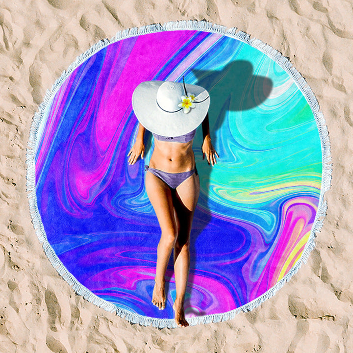 Rundstrand towel with unique sunset design Kalsten