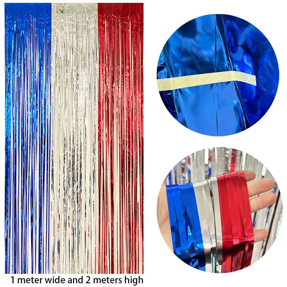 Unisex nano glittering party curtain with star motif as photo background Kalsten
