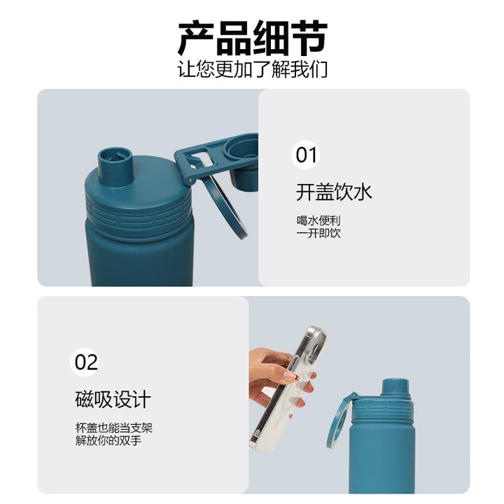Women's Insulated Water Bottle with Convenient Carry Handle Kalsten