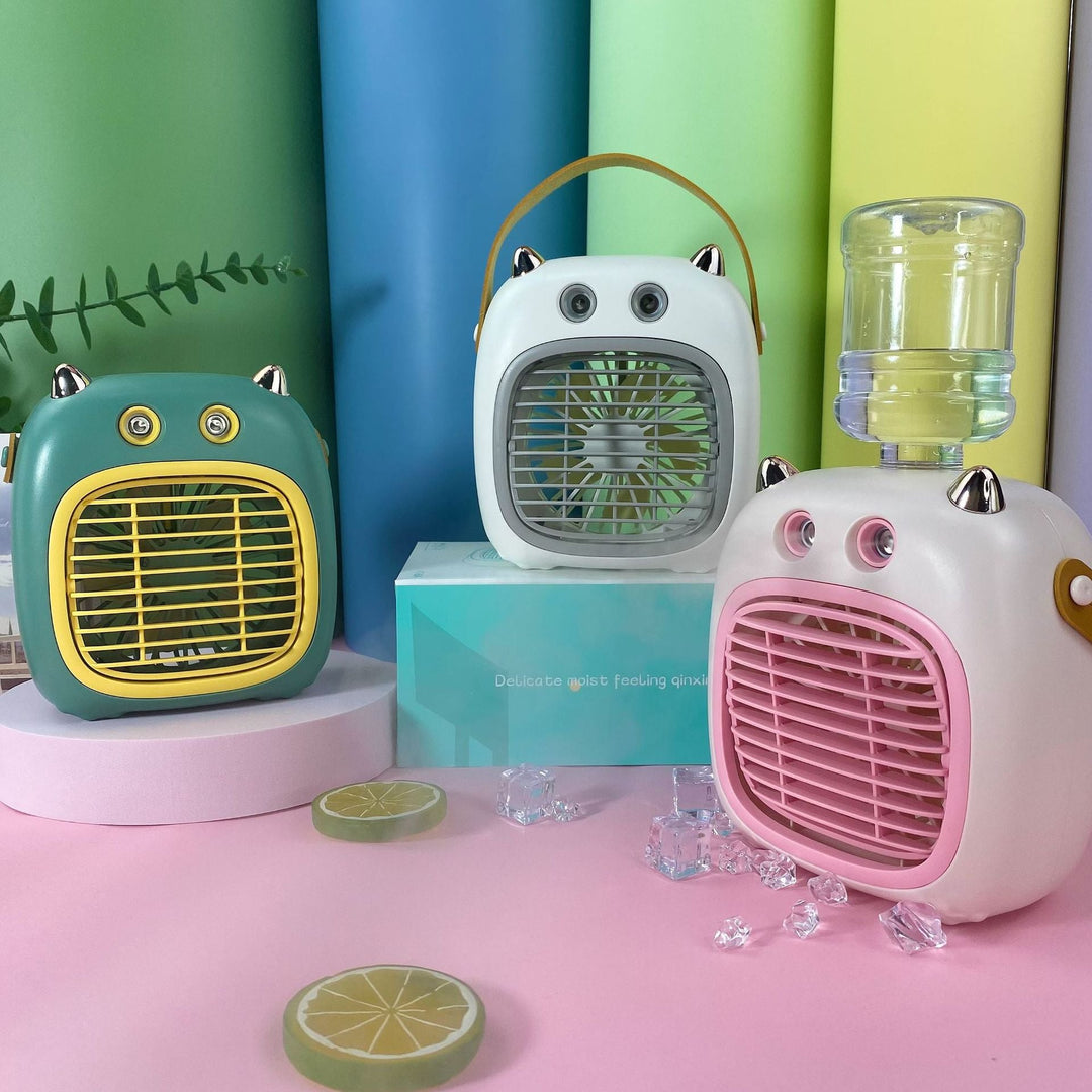 Ladies portable mini cooler with fan Kalsten